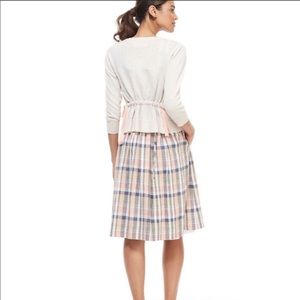 Gal Meets Glam Alana Tie Back Linen Cardigan M